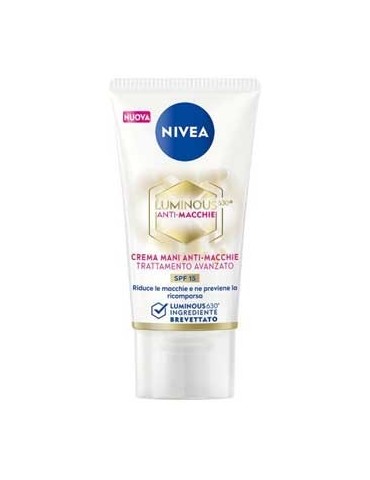 NIVEA CREMA  MANI 50 ML LUMINOUS ANTIMACCHIE