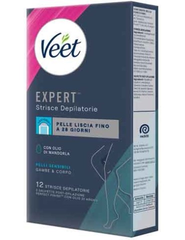 VEET STRISCE CORPO X12 PELLI SENSIBILI