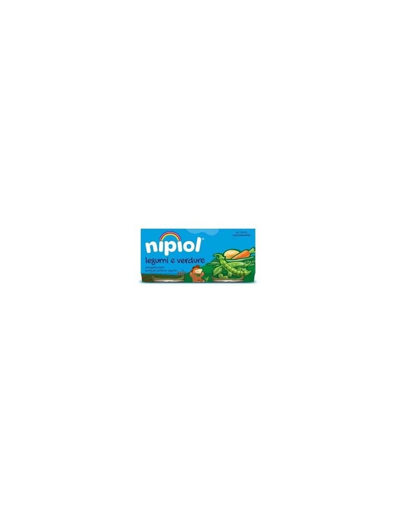 NIPIOL OMOGENIZZATO 2X80GR LEGUMI E VERDURE