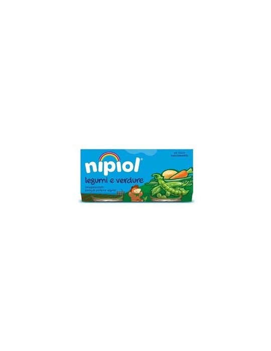 NIPIOL OMOGENIZZATO 2X80GR LEGUMI E VERDURE