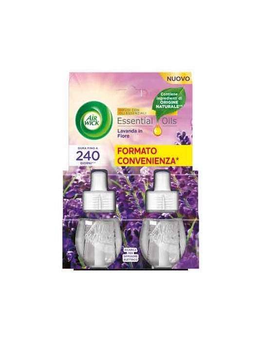 AIR WICK ELETTRICO RICARICA BIPACCO LAVANDA