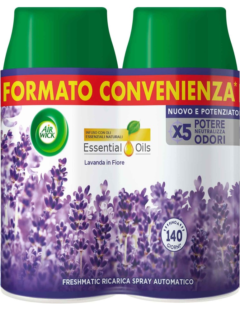 AIR WICK MATIC RICARICA  250ML X2 LAVANDA