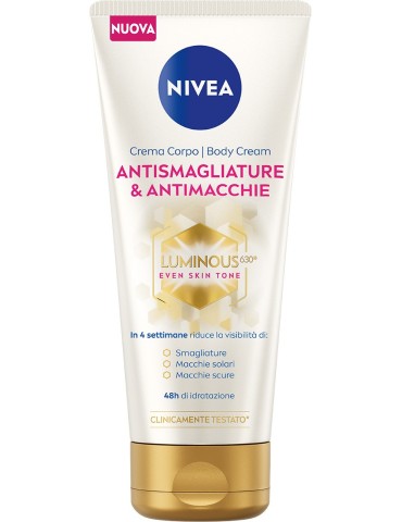 NIVEA BODY ML200 CREMA LUMINOUS ANTISMAGLIATURE