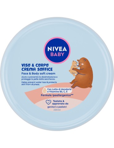 NIVEA BABY CREMA VISO CORPO 200ML