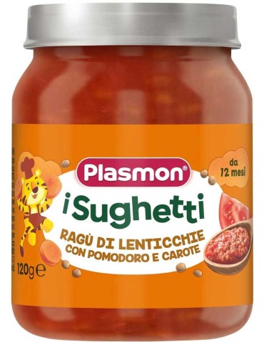 PLASMON OMOGENIZZATO SUGHI 120GR RAGU DI LENTICCH