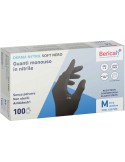 GUANTI X100 NITRILE NERO NO POLV. MEDIA