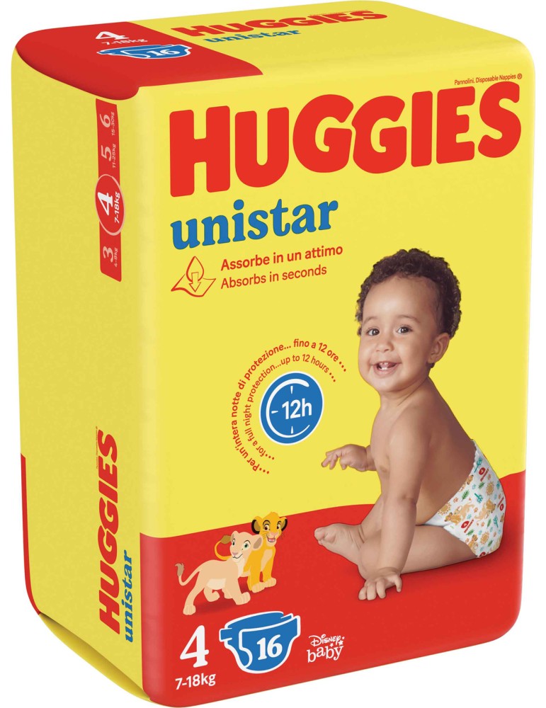 HUGGIES        PANN UNISTAR   7 18 KG