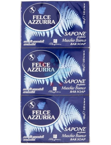 FELCE AZZURRA SAPONETTA X3 MUSCHIO BIANCO