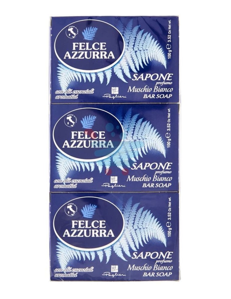 FELCE AZZURRA SAPONETTA X3 MUSCHIO BIANCO