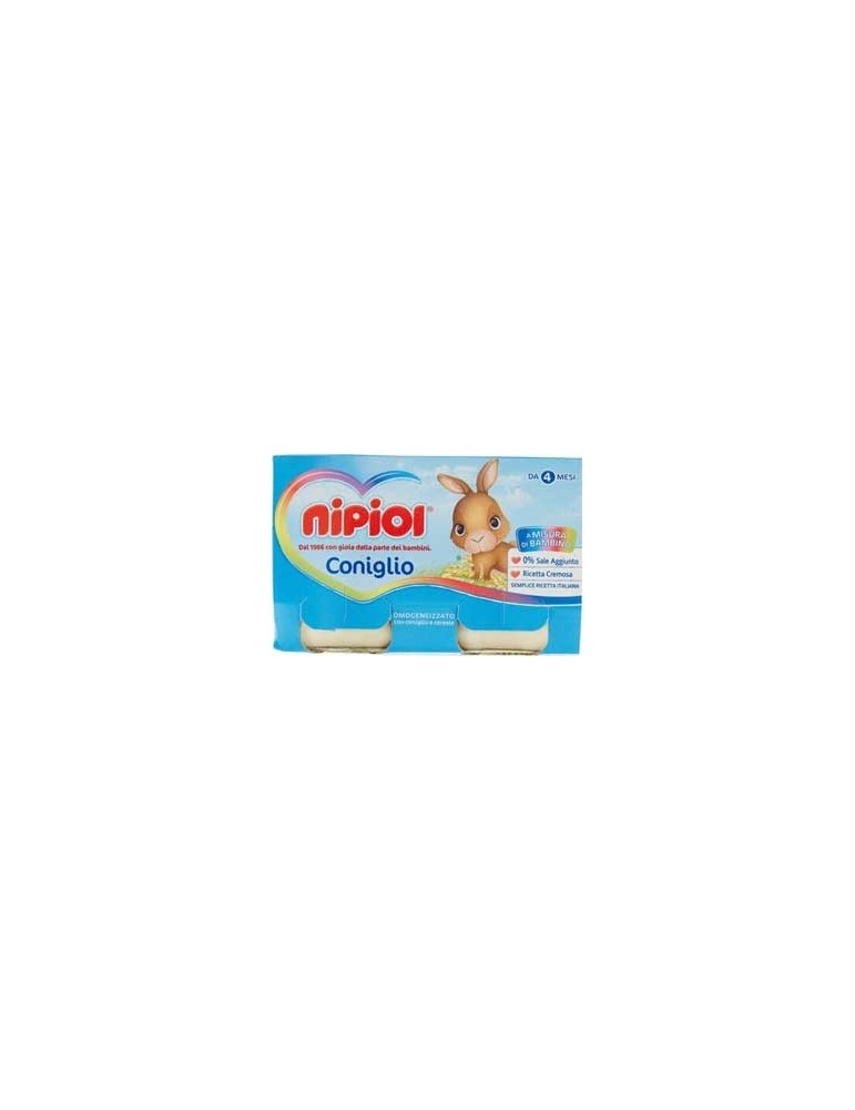 NIPIOL OMOGENIZZATO CONIGLIO 2X120GR