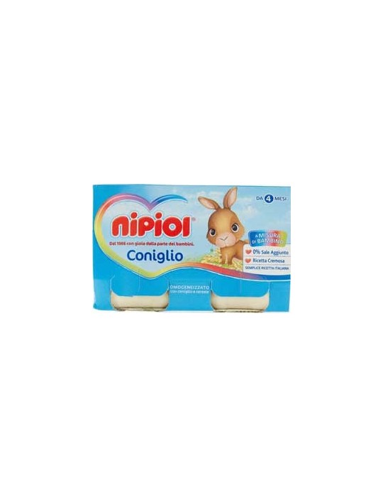 NIPIOL OMOGENIZZATO CONIGLIO 2X120GR