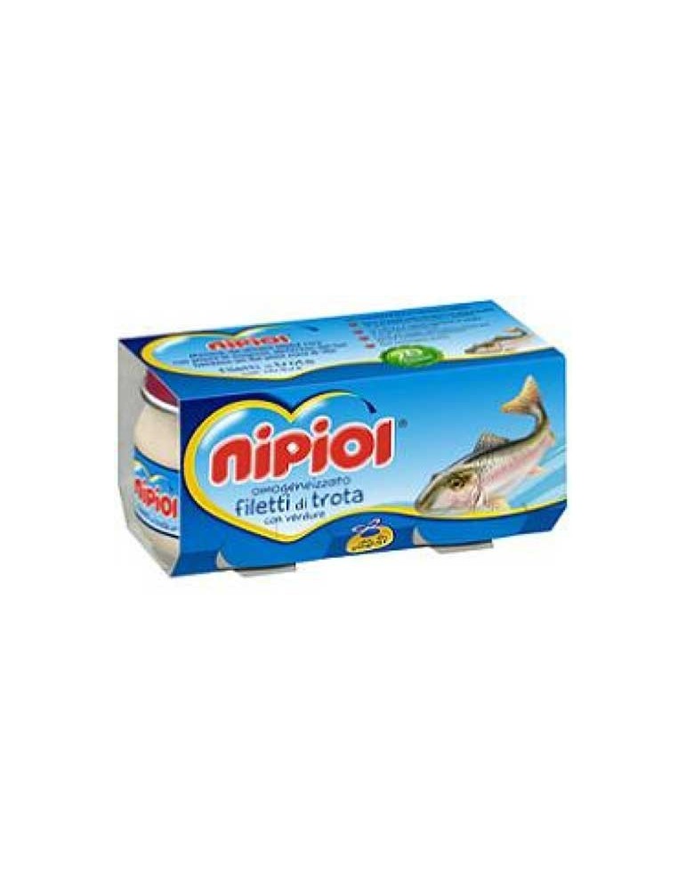 NIPIOL OMOGENIZZATO FILETTI DI TROTA 2X80GR