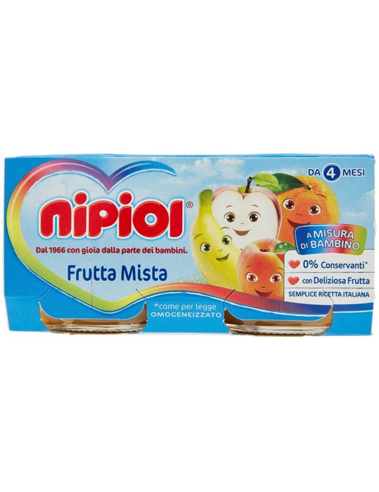 NIPIOL OMOGENIZZATO FRUTTA MISTA 2X120GR