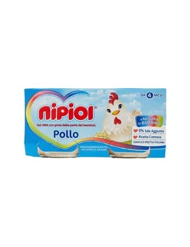 NIPIOL OMOGENIZZATO POLLO 2X80GR