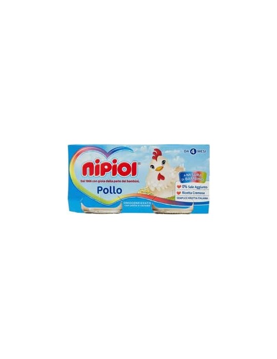 NIPIOL OMOGENIZZATO POLLO 2X80GR