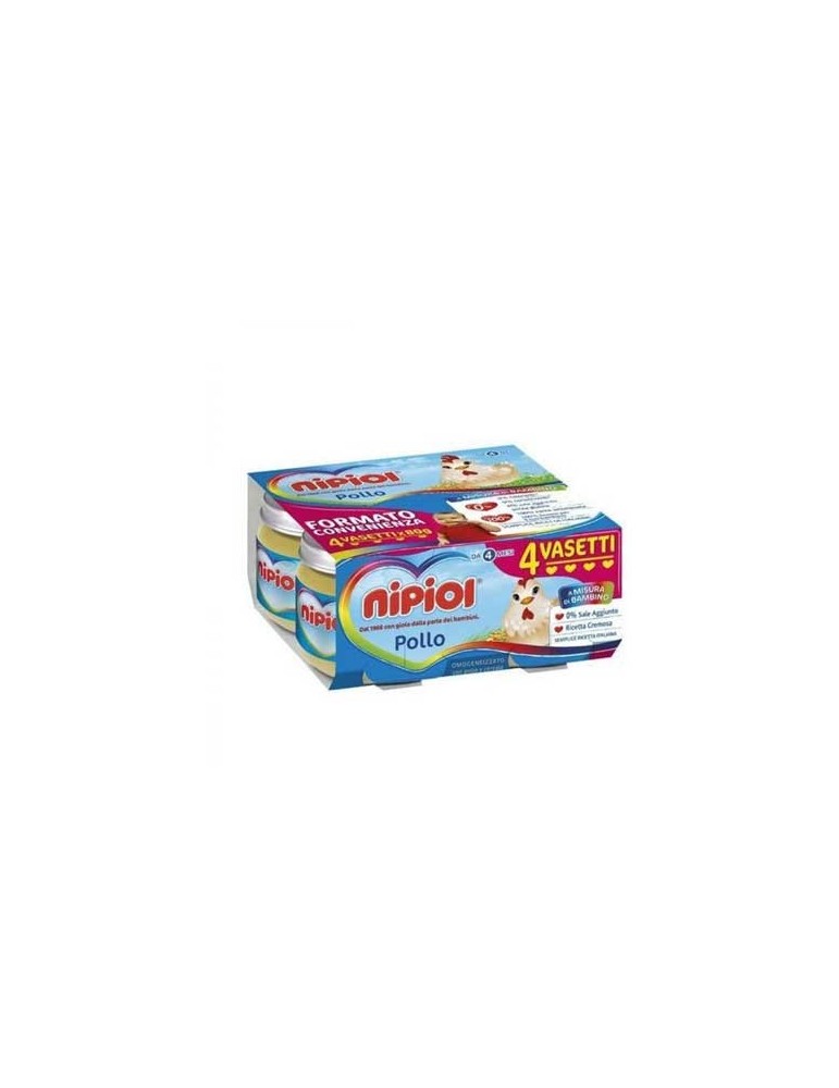 NIPIOL OMOGENIZZATO POLLO 4X80GR