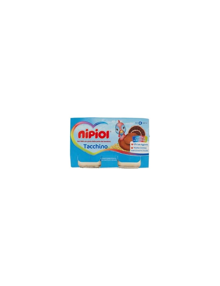 NIPIOL OMOGENIZZATO TACCHINO 2X120GR