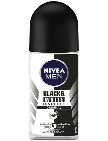 NIVEA DEO ROLL-ON 50 ML B&W UOMO