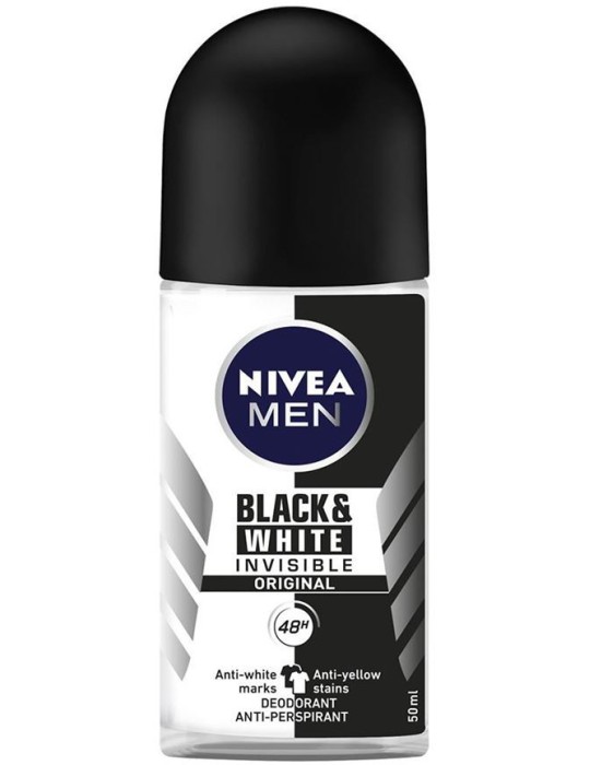 NIVEA DEO ROLL-ON 50 ML B&W UOMO