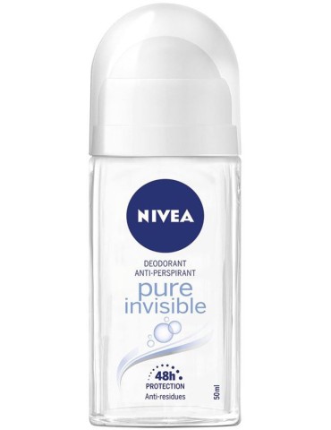 NIVEA DEO ROLL-ON 50 ML PURE INVISIBLE