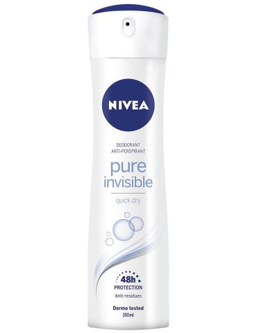 NIVEA DEO SPRAY 150 ML PURE INVISIBLE