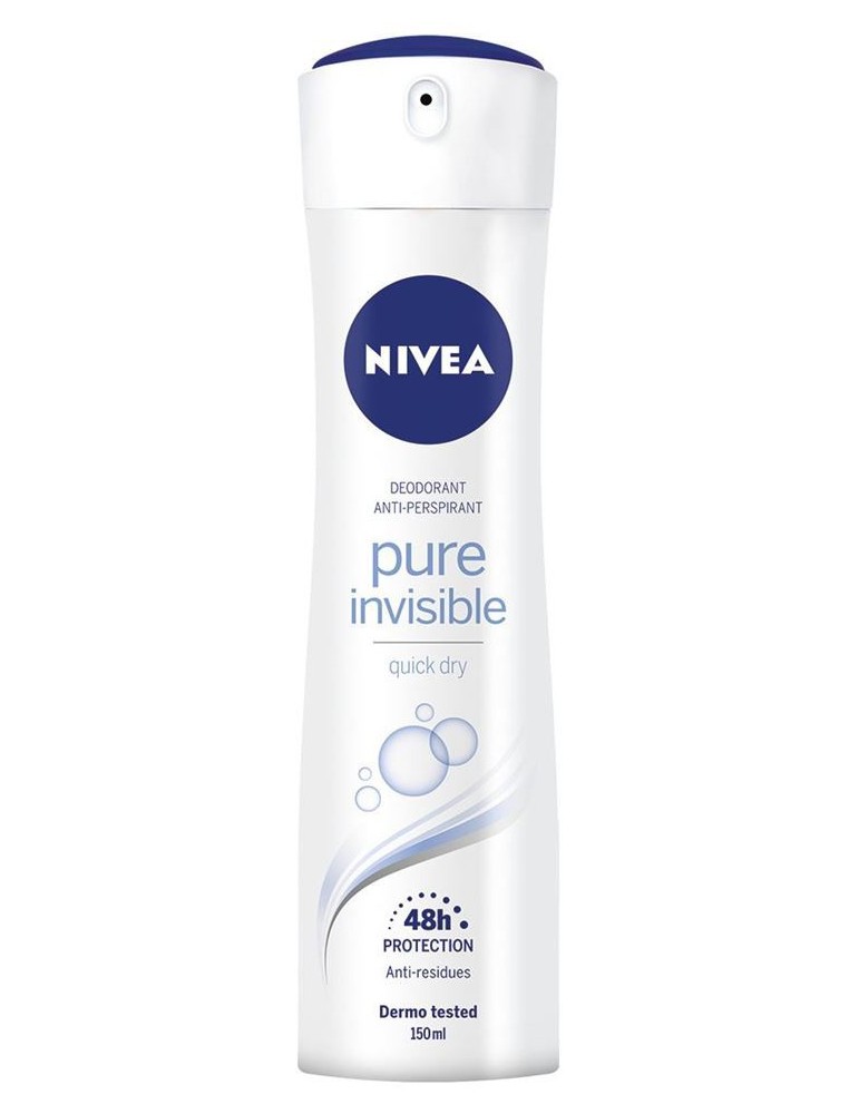NIVEA DEO SPRAY 150 ML PURE INVISIBLE