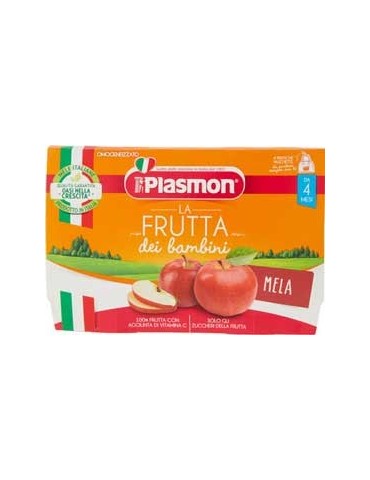 PLASMON MERENDA 4X100 GR MELA