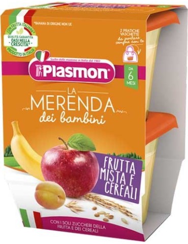 PLASMON MERENDA FRUTTA MISTA E CEREALI 2