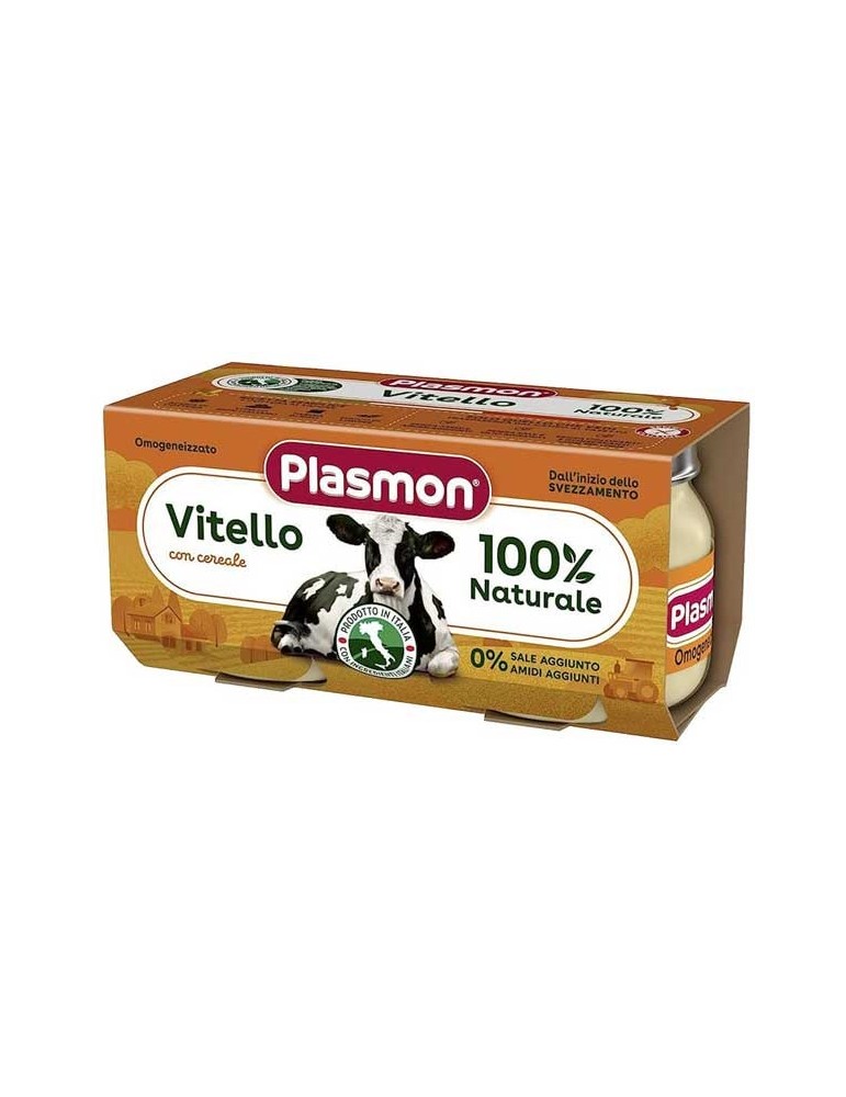 PLASMON OMOGENIZZATO 2X80 GR VITELLO