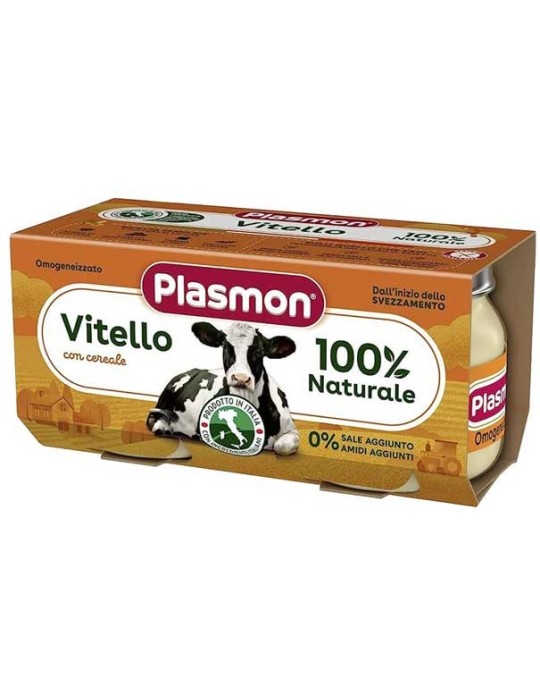 PLASMON OMOGENIZZATO 2X80 GR VITELLO