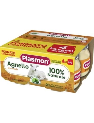 PLASMON OMOGENIZZATO AGNELLO 4X80GR