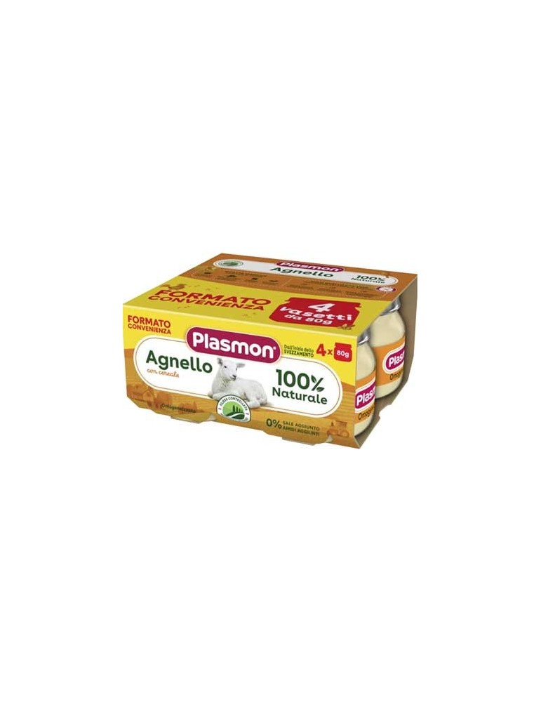 PLASMON OMOGENIZZATO AGNELLO 4X80GR