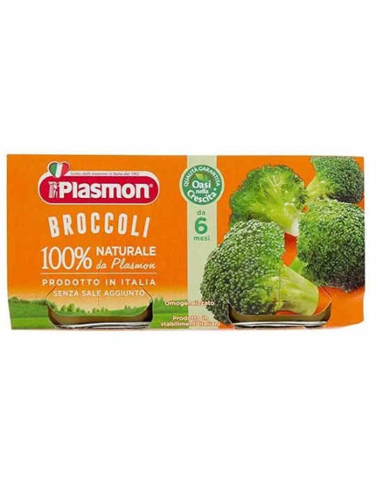 PLASMON OMOGENIZZATO BROCCOLI 2X80