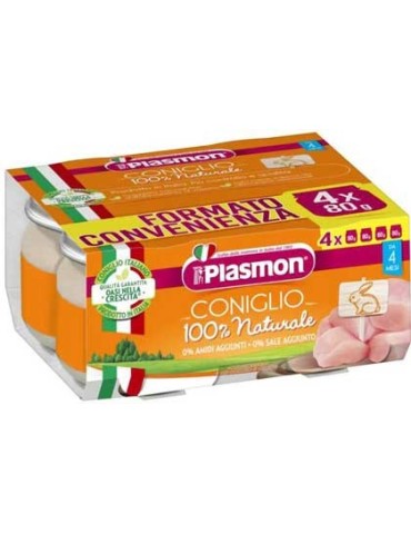 PLASMON OMOGENIZZATO CONIGLIO 4X80GR