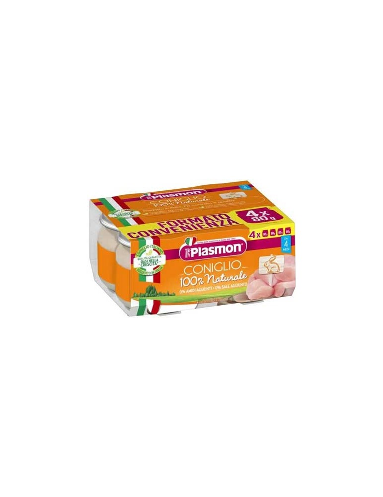 PLASMON OMOGENIZZATO CONIGLIO 4X80GR
