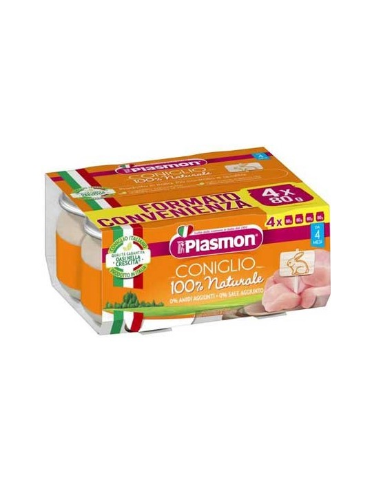 PLASMON OMOGENIZZATO CONIGLIO 4X80GR