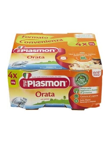 PLASMON OMOGENIZZATO ORATA 4X80GR