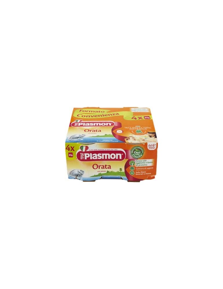 PLASMON OMOGENIZZATO ORATA 4X80GR