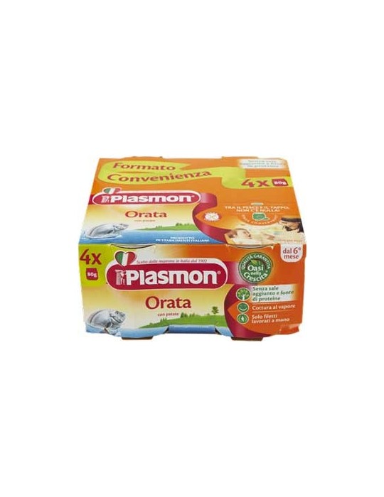 PLASMON OMOGENIZZATO ORATA 4X80GR