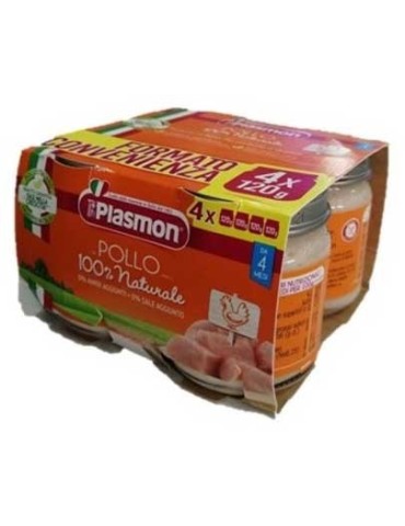 PLASMON OMOGENIZZATO POLLO 4X120GR