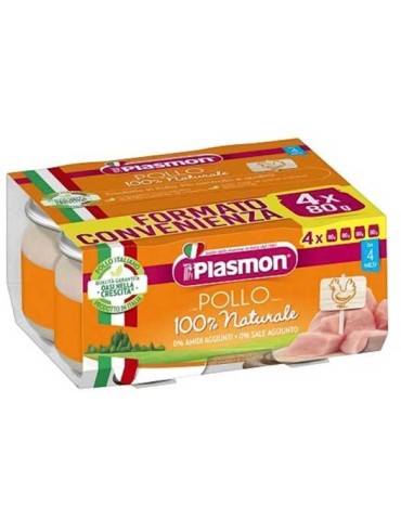 PLASMON OMOGENIZZATO POLLO 4X80GR
