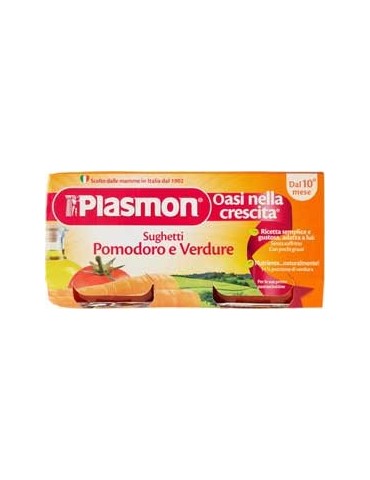 PLASMON OMOGENIZZATO POMODORO E VERDURE 2X80GR