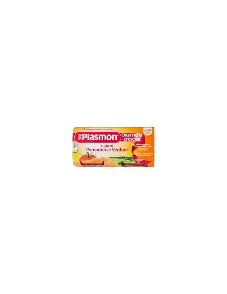 PLASMON OMOGENIZZATO POMODORO E VERDURE 2X80GR