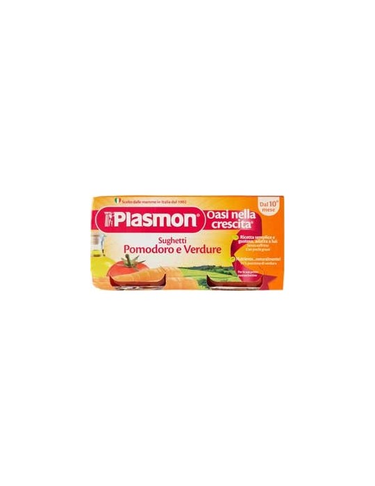 PLASMON OMOGENIZZATO POMODORO E VERDURE 2X80GR