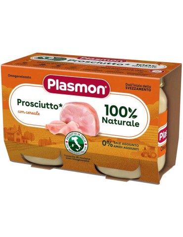 PLASMON OMOGENIZZATO PROSCIUTTO 2X120GR