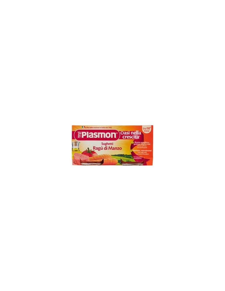 PLASMON OMOGENIZZATO RAGU DI MANZO 2X80GR