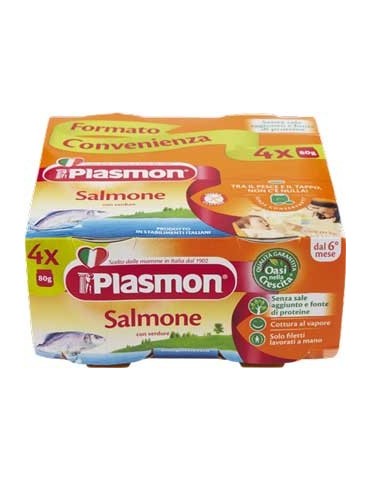 PLASMON OMOGENIZZATO SALMONE 4X80GR