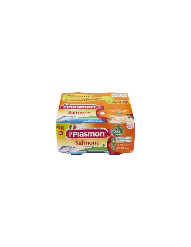PLASMON OMOGENIZZATO SALMONE 4X80GR