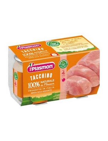 PLASMON OMOGENIZZATO TACCHINO 2X120GR