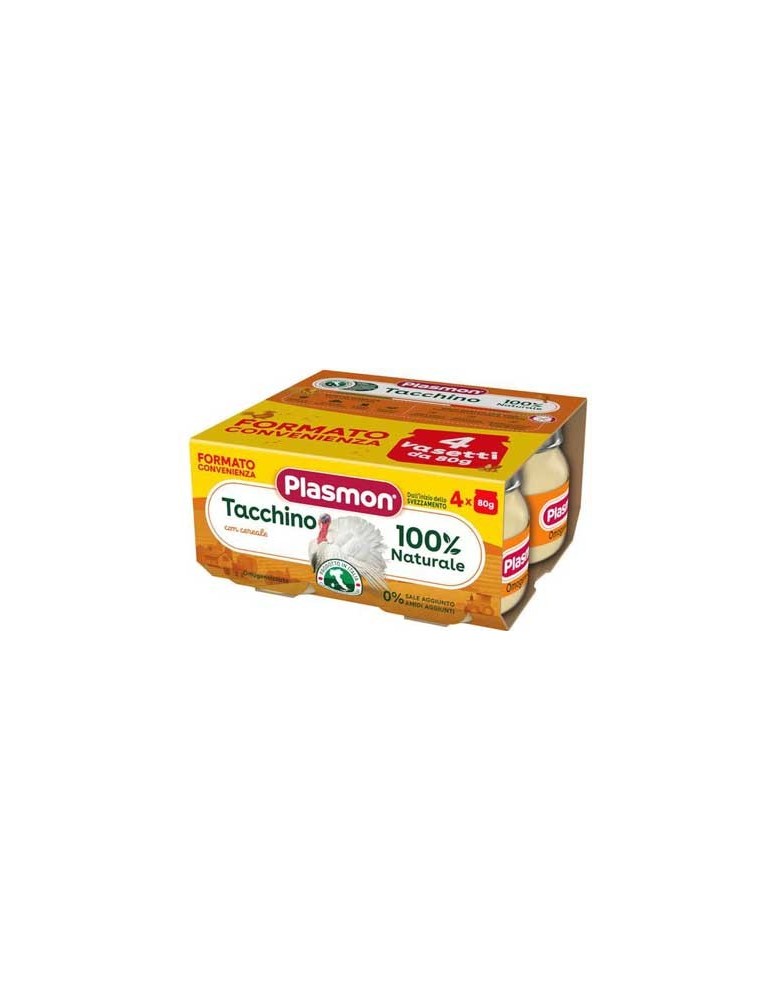 PLASMON OMOGENIZZATO TACCHINO 4X80GR